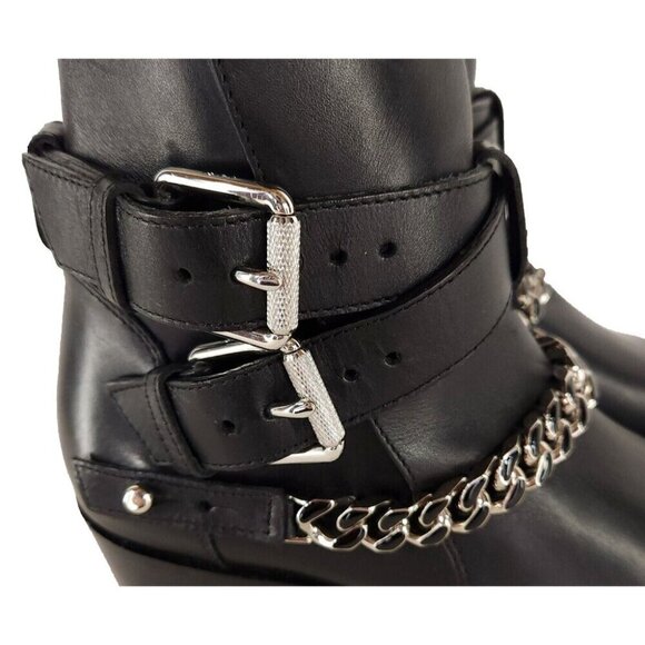 AMIRI Jodhpur Chain Boots 39 US 6 Mens Black Leather ASIS - Picture 6 of 16